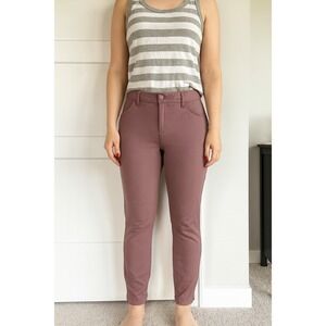 Hollister Striped Tank Top XL Extra Large Gray White Sleeveless Casual